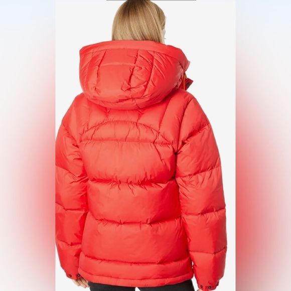 NWT never worn Fjall Raven expedition down women’s L red coat - Picture 2 of 16